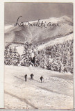 Bnk cp Peisaj de iarna pe Muntele Mic - Vedere - uzata, Necirculata, Printata, Caras-Severin