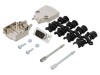 &quot;D-Sub 9-Pin Mufă Tată pentru Lipire pe Cablu - Set Complet&quot;, MH CONNECTORS