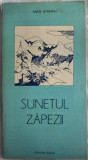 SABIN OPREANU - SUNETUL ZAPEZII (POEME, volum de debut 1977, dedicatie/autograf)