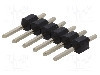 Conector 6 pini, seria {{Serie conector}}, pas pini 2.54mm, CONNFLY - DS1021-1*6SF11-B