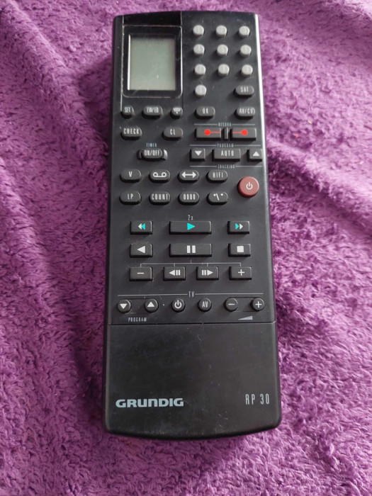 telecomanda functionala vintage,telecomanda GRUNDIG RP 30