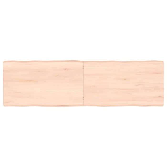 vidaXL Blat masă 140x40x(2-6) cm lemn stejar netratat contur organic