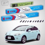 Cumpara ieftin Ștergătoare Citro&euml;n C3 Gen II A51 Hatchback 2009-2016 | Set Față și Spate Flat Premium &ndash; TeamCar&reg;
