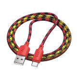 Cablu USB-A la USB-C HOCO X116 3A 1m , incarcare rapida, design gradient