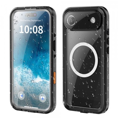 Husa Waterproof pentru Apple iPhone 17 Air, ShellBox, Neagra foto