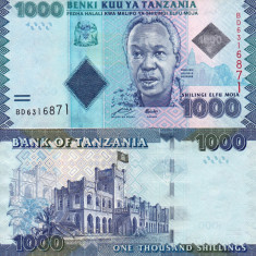 TANZANIA 1.000 shillings 2010 UNC!!!