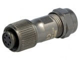 Mufă ST12 mamă 6 PIN IP67 5-8mm 5A 125V