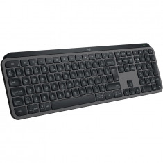 Tastatura wireless Logitech MX Keys S, Iluminare, 2.4GHz&amp;Bluetooth,USB-C, US INTL layout, Graphite