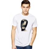 Tricou barbati alb - Dali - Globul - XL