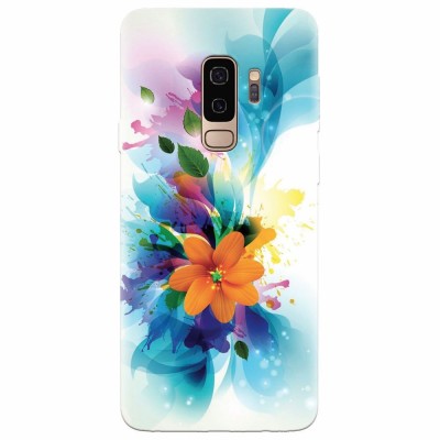 Husa silicon pentru Samsung S9 Plus, Flower 011 foto