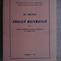 Gheorghe Siretchi - Analiza matematica. Exercitii avansate...volumul 2