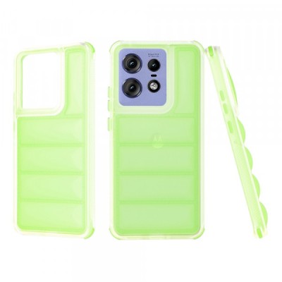 Husa pentru Motorola Edge 50 Pro, Techsuit, Wave Shield, Verde foto