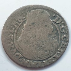 Silezia 1 kreuzer 1669 Brieg argint Cristian Duce de Brieg