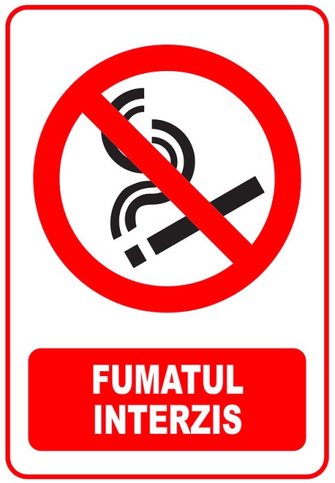 Fumatul interzis