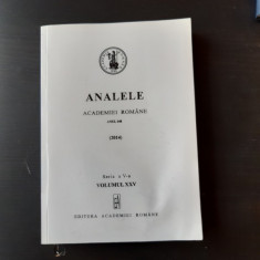 ANALELE ACADEMIEI ROMANE, ANUL 148, SERIA A V-A, VOLUMUL XXV