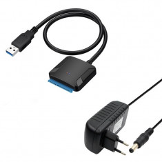 Adaptor SATA 22 pini la USB 3.0 pt hard disk de desktop 3.5 inch sau laptop 2.5"