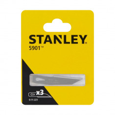 Stanley 0-11-221, 3x lame de precizie pentru cutit, 9mm latime, blister foto