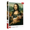 Puzzle Trefl Gioconda Cu Pisica, 500 de Piese, Multicolor