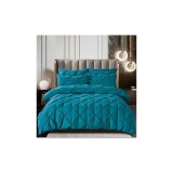 Cumpara ieftin Lenjerie de Pat Finet cu Elastic, Pliuri Brodate, 6 pcs - JOJ526