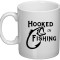 Cana alba personalizata &quot;Hooked on fishing&quot;, INOVATIX&reg;. 330ml