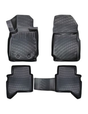 Set covorase auto din cauciuc tip tavita pentru Ford Ranger I / Facelift 2011-2015 / 2015-2018 foto
