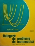 I. Giurgiu - Culegere de probleme de matematica pentru treapta a II-a de licee (Editia: 1981)