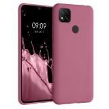 Husa pentru Xiaomi Redmi 9C, Silicon, Roz, 52850.167, kwmobile, Carcasa