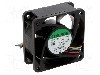 Ventilator 60x60x25mm, 6...13,8V DC, SUNON - PF60251B1-1000U-S99