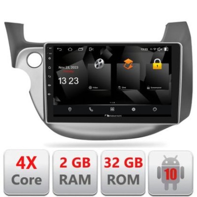 Navigatie Honda Fit 2008-2013 Android radio gps internet quad core 2+32 carplay android auto CarStore Technology foto