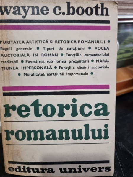 RETORICA ROMANULUI de WAYNE C. BOOTH