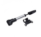 Pompa Bicicleta Telescopica Aluminiu AWR1829, 2 Cai AV/FV/DV, Maner Pliabil, Suport Cadru