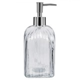 Dozator Sticlă Transparentă, Capacitate 0,5L, Gri, Oem