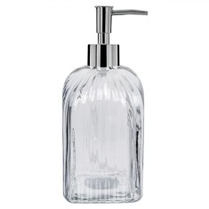 Dozator Sticlă Transparentă, Capacitate 0,5L, Gri