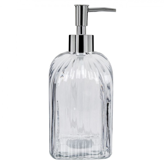 Dozator Sticlă Transparentă, Capacitate 0,5L, Gri