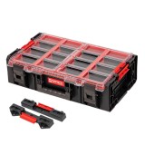 Organizator Qbrick System One 2XL 2.0, negru, 582 x 387 x 172 mm, cu adaptoare