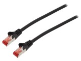 Patch cord S/FTP Cat 6 RJ45, 1m, dublu ecranat, Goobay