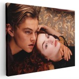 Tablou poster Leonardo DiCaprio Kate Winslet 1961 Tablou canvas pe panza CU RAMA 80x120 cm