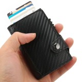 Portofel RFID iUni P4, 10 carduri, Print carbon