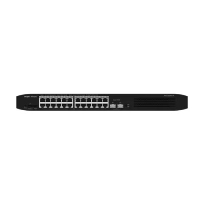 Switch 24 porturi PoE+, 2 porturi SFP, Gigabit, Cloud Management - Ruijie RG-ES226GC-P foto