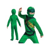 Costum carnaval Lloyd Fancy Lego Ninjago pentru copii, Marime XS (3-4 ani)