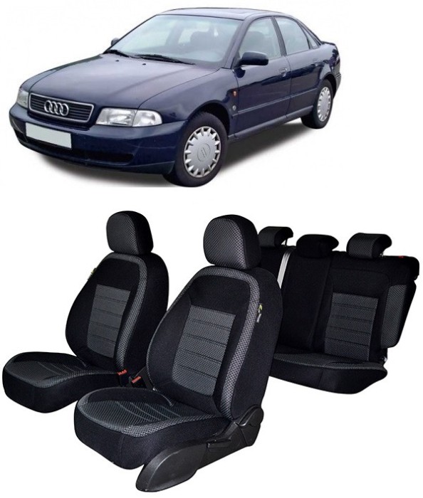 Set huse scaune dedicate AUDI A-4 (B5) 1994-2001 (BANCHETA FRACTIONATA)
