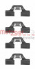 Set accesorii, placute frana TOYOTA COROLLA Hatchback (E11) (1997 - 2002) METZGER 109-1211