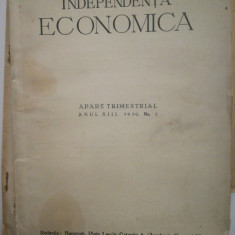 Revista Independenta economica, nr. 2 1930, anul XIII Academia Comerciala C2