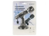 Microfon Negru Jack 3.5mm cu &Icirc;ntrerupător