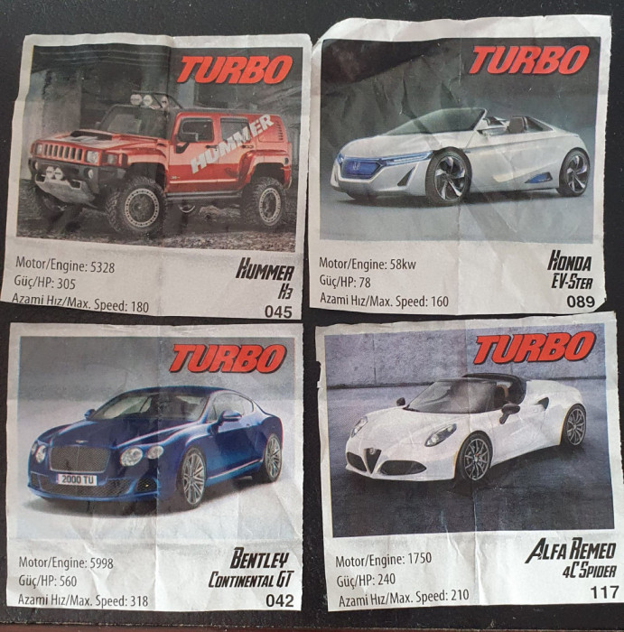 4 surprize cu masini de la gume Turbo: Alfa Romeo, Bentley, Hammer, Honda