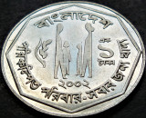 Cumpara ieftin Moneda exotica 1 TAKA - BANGLADESH, anul 2002 * cod 1778 = FAO, Asia