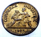 1.252 FRANTA 50 CENTIMES 1925 XF, Europa, Bronz-Aluminiu