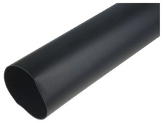 Manson termocontractabil 63mm, 1m, negru