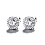 Cumpara ieftin Cercei argint 925, JW702, model elegant, placati cu rodiu