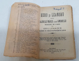 Carte de colectie anul 1907 Biblioteca pentru toti - HERO si LEANDRU